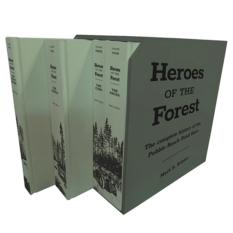 Book titled 'Heroes of the Forest' with a forest illustration on the cover