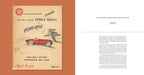 1950 Pebble Beach Road Race event program with vintage car illustration on a brown background